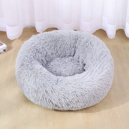 Super Soft Washable Plush Dog Bed: Deep Sleep Pet Kennel for Dogs & Cats