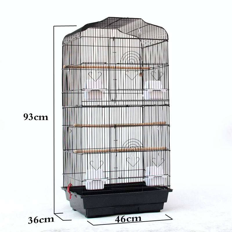 Portable Wire Bird Cage: Display & Travel Cage for Parrots