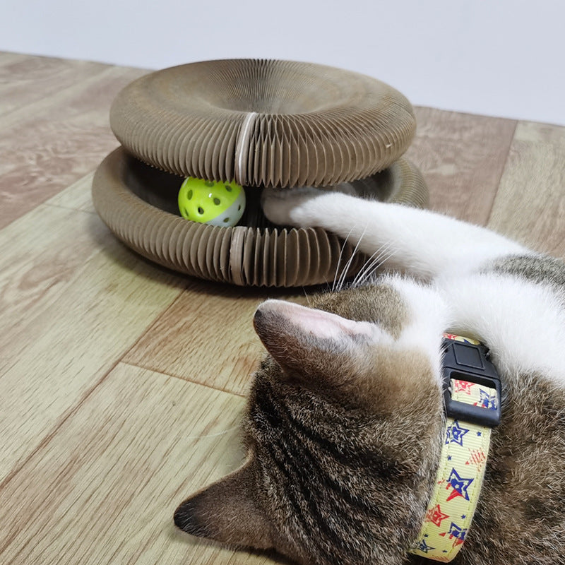 Magic Organ Cat Scratcher: 2-in-1 Foldable and Durable Cat Scratching Board