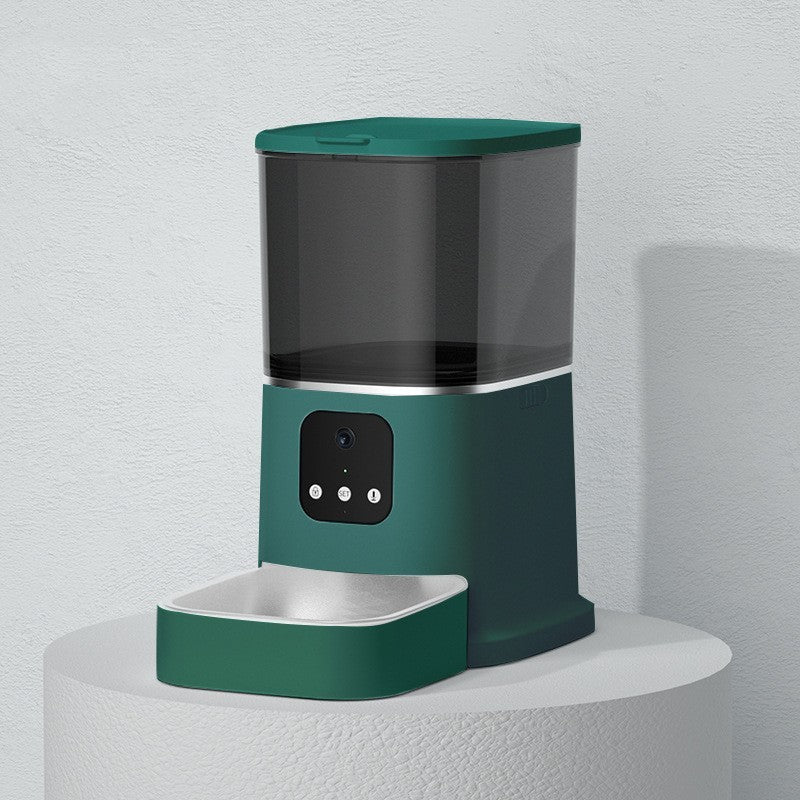 SmartFeeder Plus: WiFi Automatic Pet Feeder with Voice Recorder & App Control