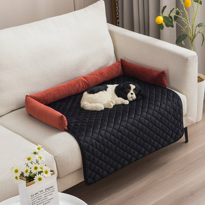 Pet Sofa Bed: Warm Cushion Mat for Large Dogs & Cats