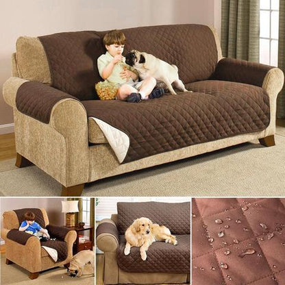 Reversible Sofa Slipcover: Furniture Protector for Pets