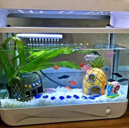 Pineapple House Aquarium Decoration: Fun Fish Tank Ornament