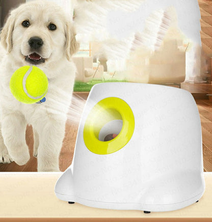 Automatic Interactive Dog Ball Launcher: Fun Fetch Toy for Pets