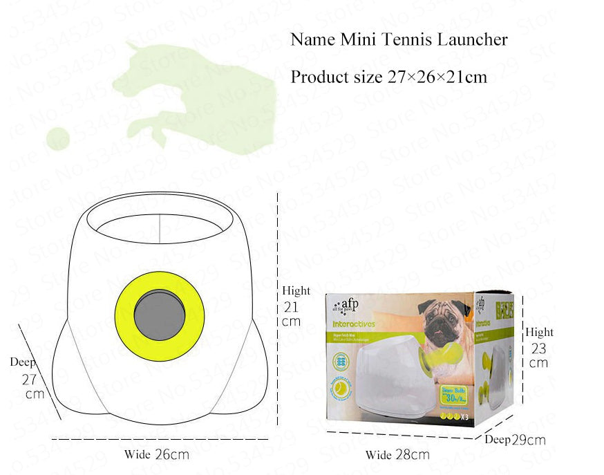 Automatic Interactive Dog Ball Launcher: Fun Fetch Toy for Pets