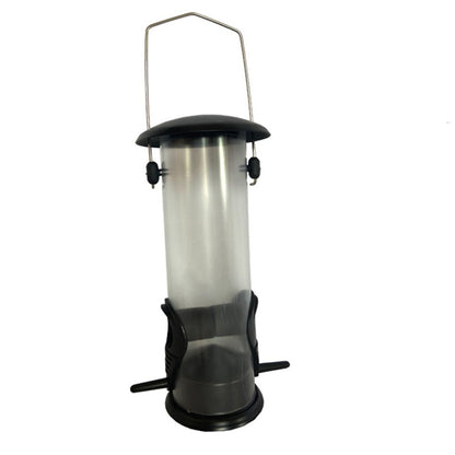 Outdoor Hanging Bird Feeder: Automatic Portable Parrot Feeder