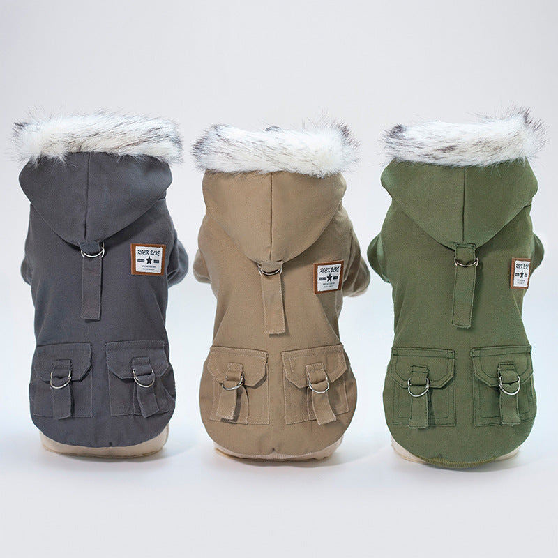 Dog Coat with Cap: Stylish and Warm Jacket for Dogs