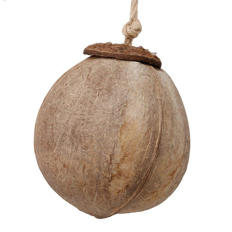 Natural Coconut Shell Bird Nest: Eco-Friendly Hanging Bird House