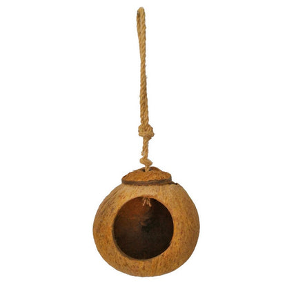 Natural Coconut Shell Bird Nest: Eco-Friendly Hanging Bird House