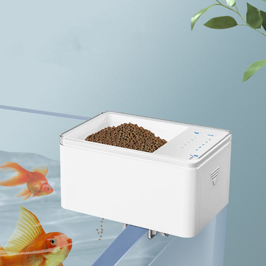 Digital Automatic Fish Feeder: LED Aquarium Food Dispenser