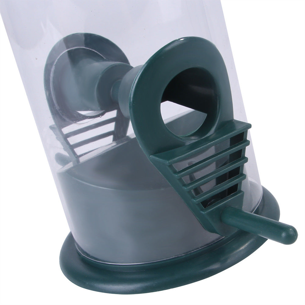 Hanging Garden Bird Feeder: Outdoor Plastic Food Dispenser