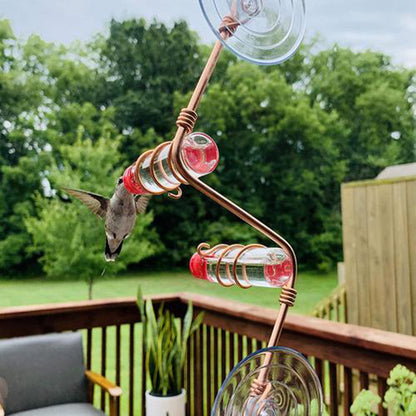 Suction Cup Hummingbird Feeder: Easy-to-Clean Garden Bird Feeder