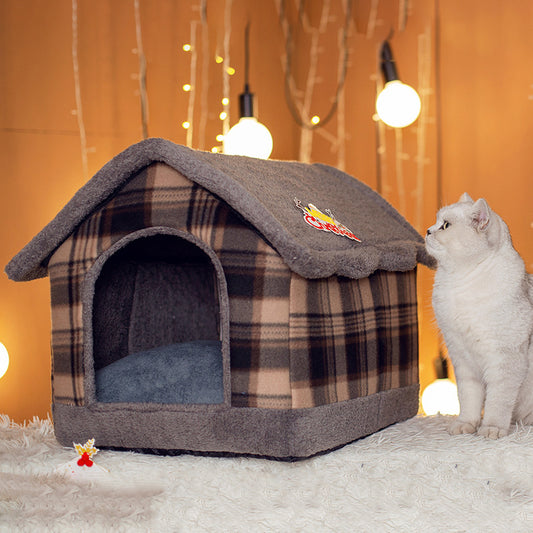 WangHong Four Seasons Pet House: Cozy Shelter for Dogs & Cats