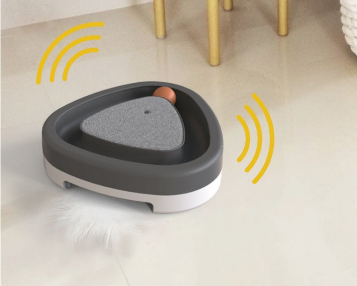 SmartPlay Cat Triangle: Electric Turntable Toy and Scratcher