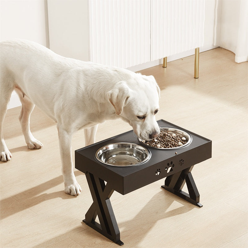 Foldable Stainless Steel Pet Bowl: Portable Dog & Cat Feeder