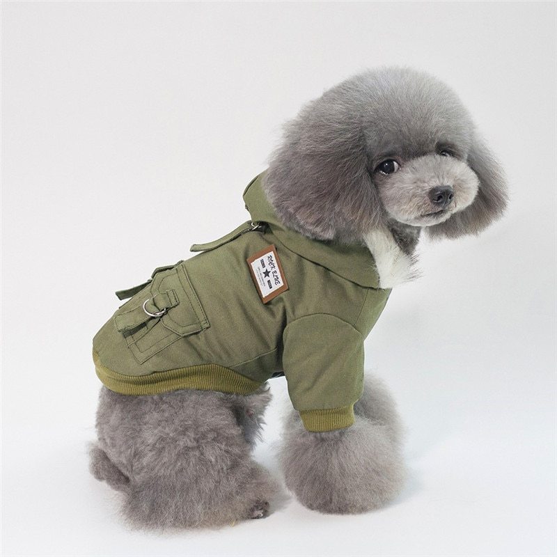 Dog Coat with Cap: Stylish and Warm Jacket for Dogs