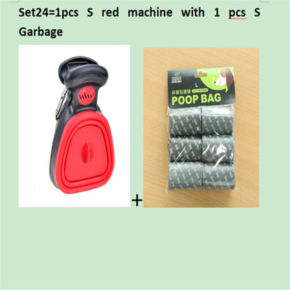 Foldable Pooper Scooper: Travel Pet Waste Cleaner with Decomposable Bags