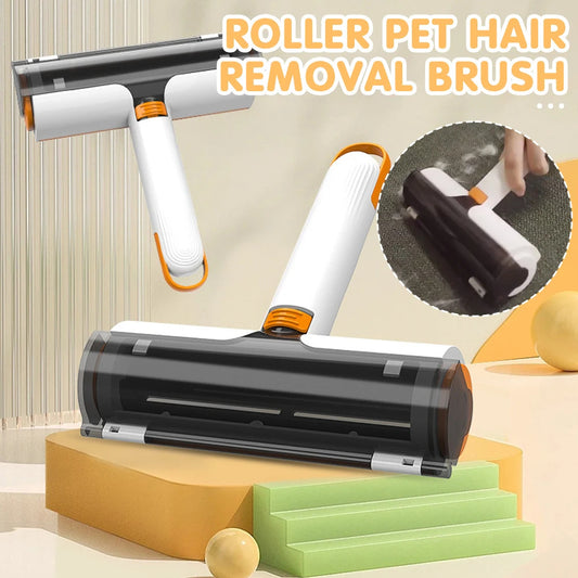 2-in-1 Pet Hair Removal Roller: Multifunctional Portable Washable Brush