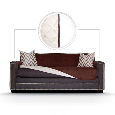 Reversible Sofa Slipcover: Furniture Protector for Pets