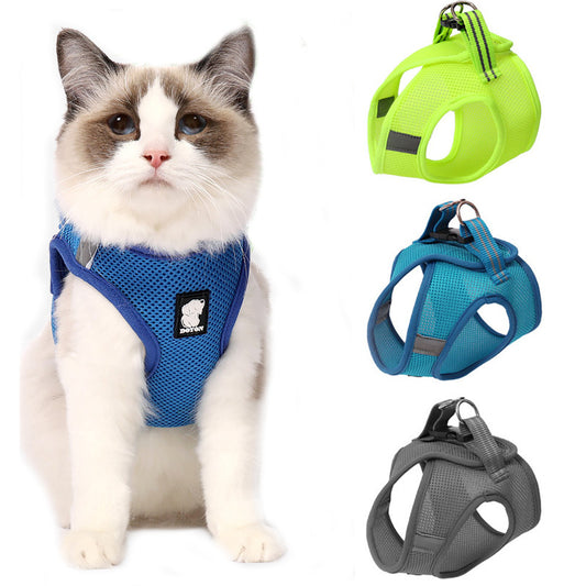 Anti-Shock Cat Harness: Comfortable Traction Control