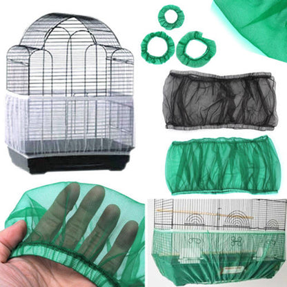 Mesh Bird Cage Cover: Dust-Proof Protection for Bird Cages