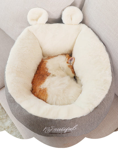 WarmSnuggle Dog Bed: Soft Sleeping Bag Cushion for Puppies