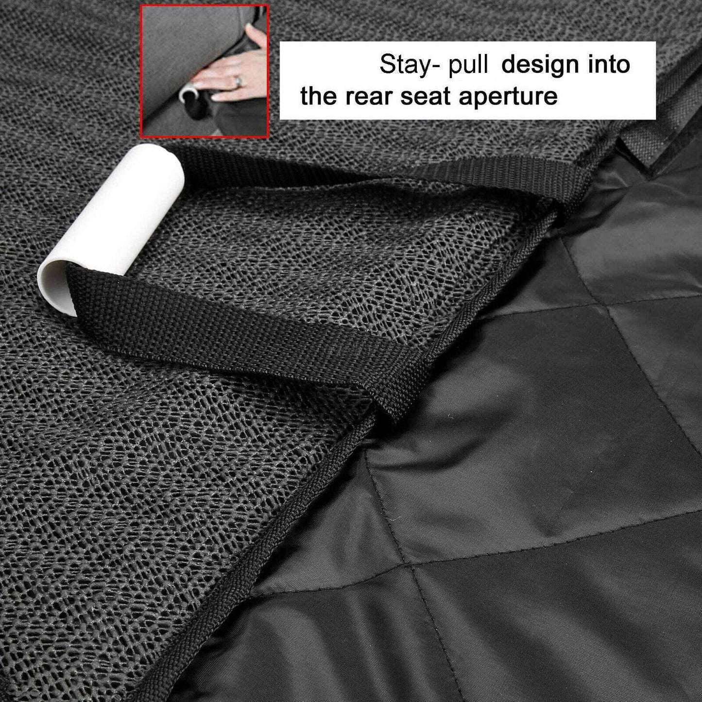 Luxury Waterproof Car Seat Cover: Rear Back Bench Protector for Pet Travel