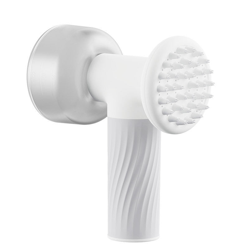 AutoFoam Pet Bath Brush: Electric Grooming and Massage Brush with Soap Dispenser