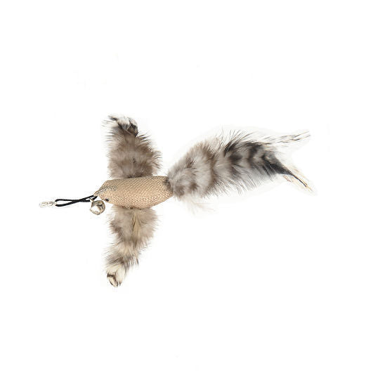 FeatherPlay Cat Stick: Long Rod with Steel Wire Feather for Interactive Fun