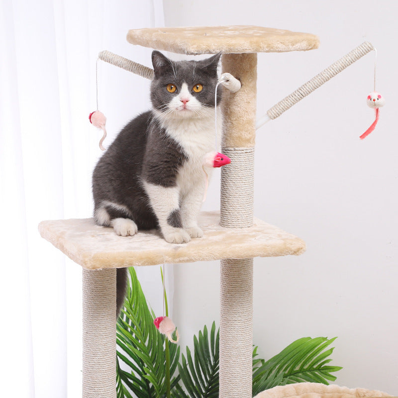 AdventureClimb Cat House: Multi-Level Cat Climber