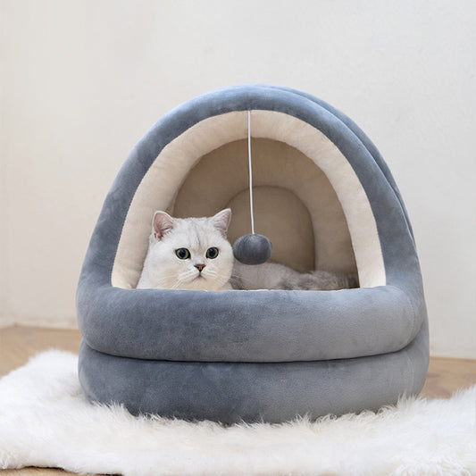 DeluxeCat House Bed: High-Quality Sofa Mat for Kittens