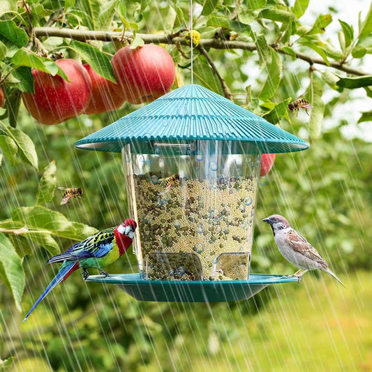 Hanging Metal Bird Feeder: Outdoor Garden Decoration