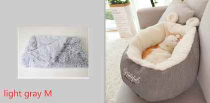 WarmSnuggle Dog Bed: Soft Sleeping Bag Cushion for Puppies