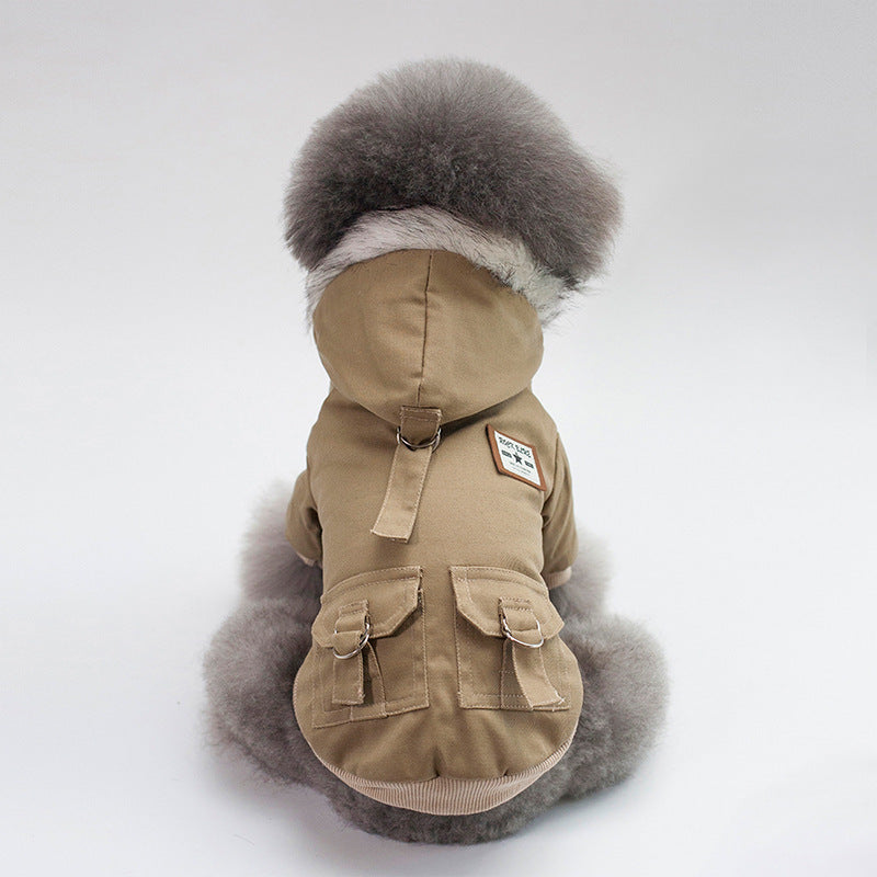 Dog Coat with Cap: Stylish and Warm Jacket for Dogs