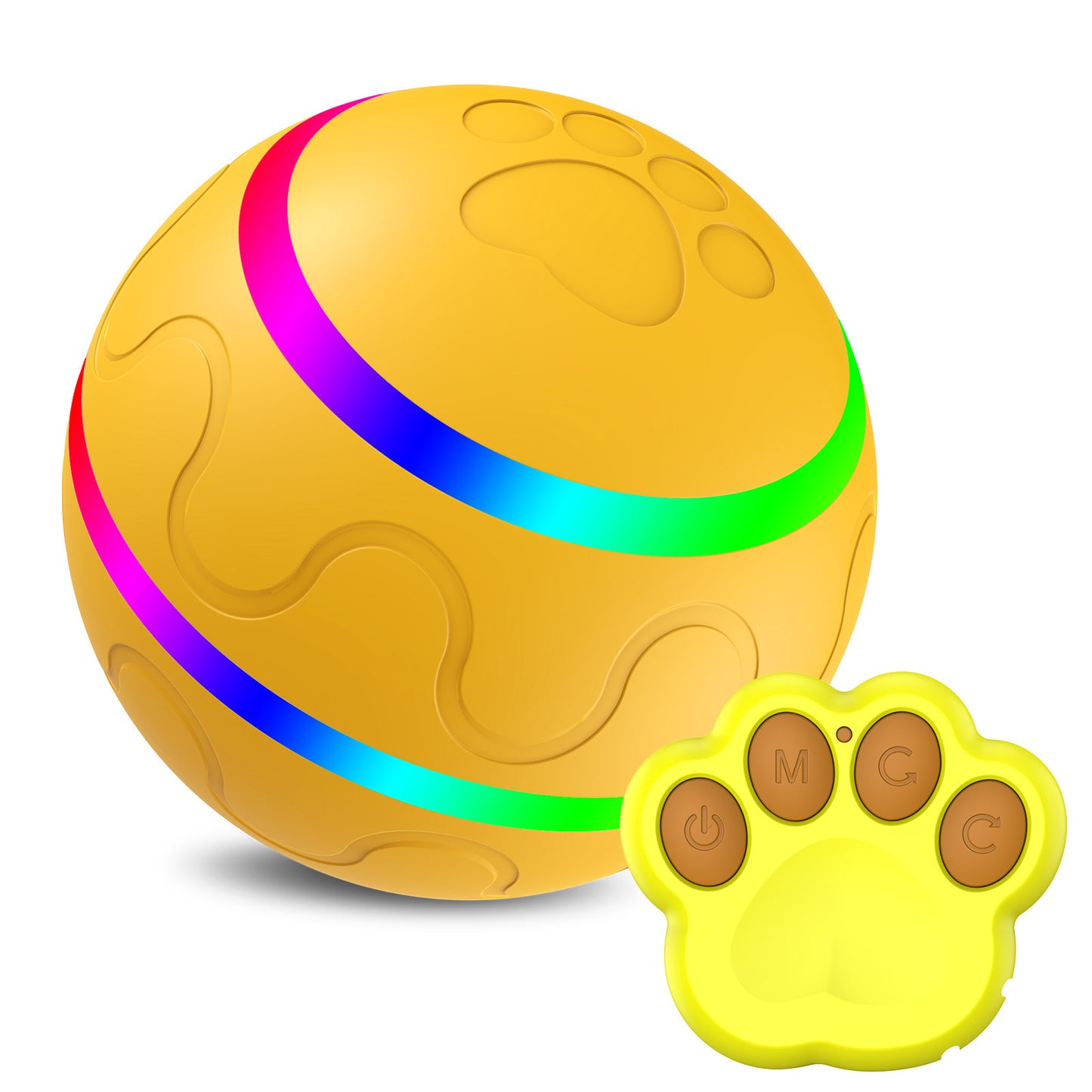 SmartyBall Cat and Dog Toy: USB Charging, Self-Rotating Intelligent Ball