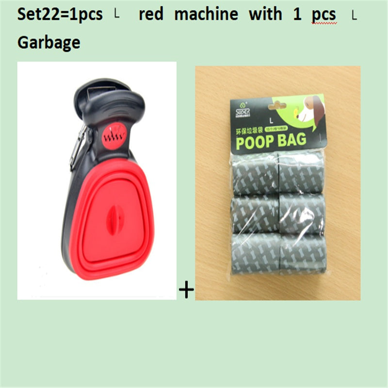 Foldable Pooper Scooper: Travel Pet Waste Cleaner with Decomposable Bags