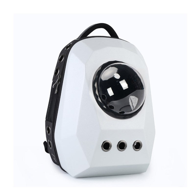 SpaceCapsule Pet Carrier: Breathable Backpack for Cats & Small Dogs