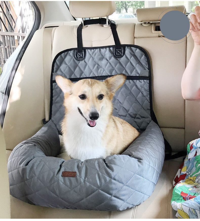 2-in-1 Pet Dog Carrier & Car Seat Pad: Multi-Purpose Folding Pet Bed & Car Mattress