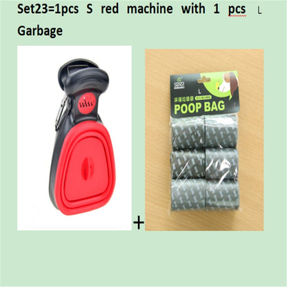 Foldable Pooper Scooper: Travel Pet Waste Cleaner with Decomposable Bags