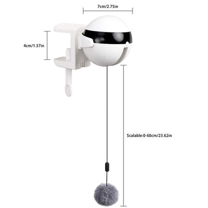 AutoLift Interactive Cat Ball: Electric Automatic Lifting Toy