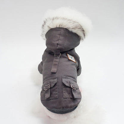 Dog Coat with Cap: Stylish and Warm Jacket for Dogs