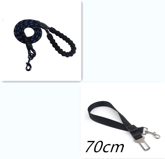 Reflective Nylon Dog Leash: Walking & Training Rope for Small, Medium & Large Dogs