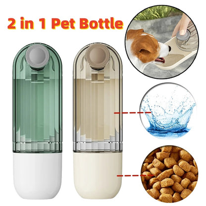 HydraPet 2-in-1 Portable Water Cup: Dog Walking Drinking & Feeding Solution