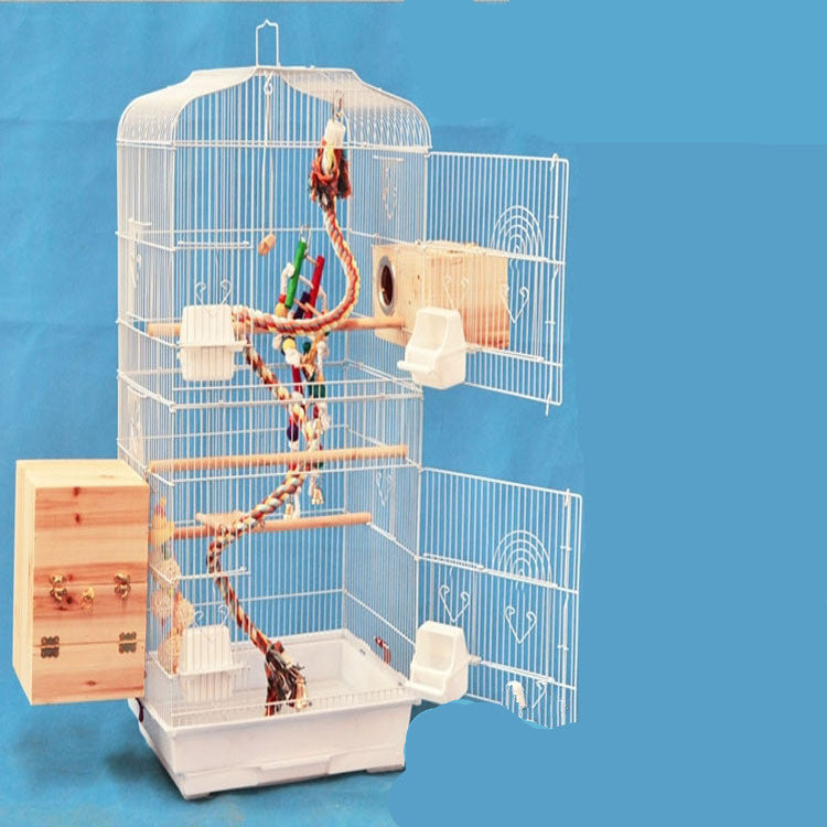 Portable Wire Bird Cage: Display & Travel Cage for Parrots