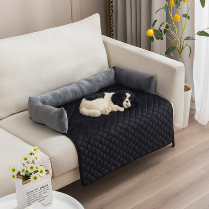 Pet Sofa Bed: Warm Cushion Mat for Large Dogs & Cats