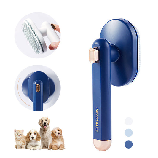 Self-Cleaning Pet Comb: Hair Removal Brush for Dogs & Cats