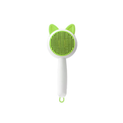 Self-Cleaning Pet Hair Remover Brush: Grooming Tool for Dogs & Cats