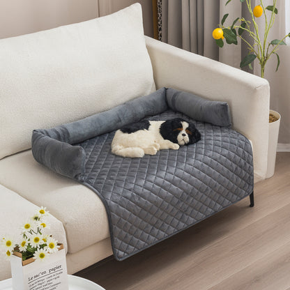 Pet Sofa Bed: Warm Cushion Mat for Large Dogs & Cats