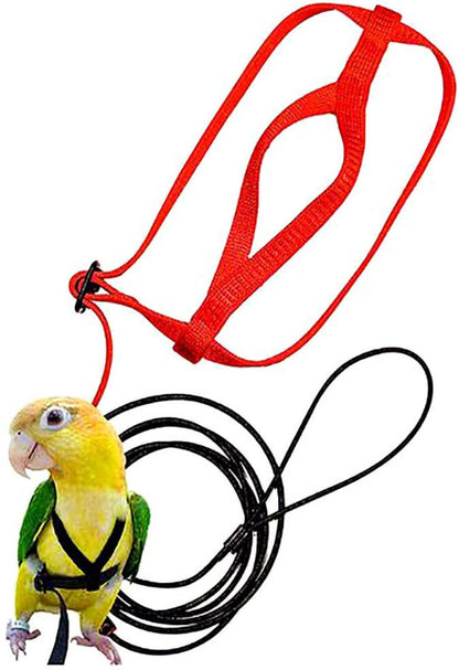 Parrot Flying Harness with Rope: Safe Outdoor Flight Gear