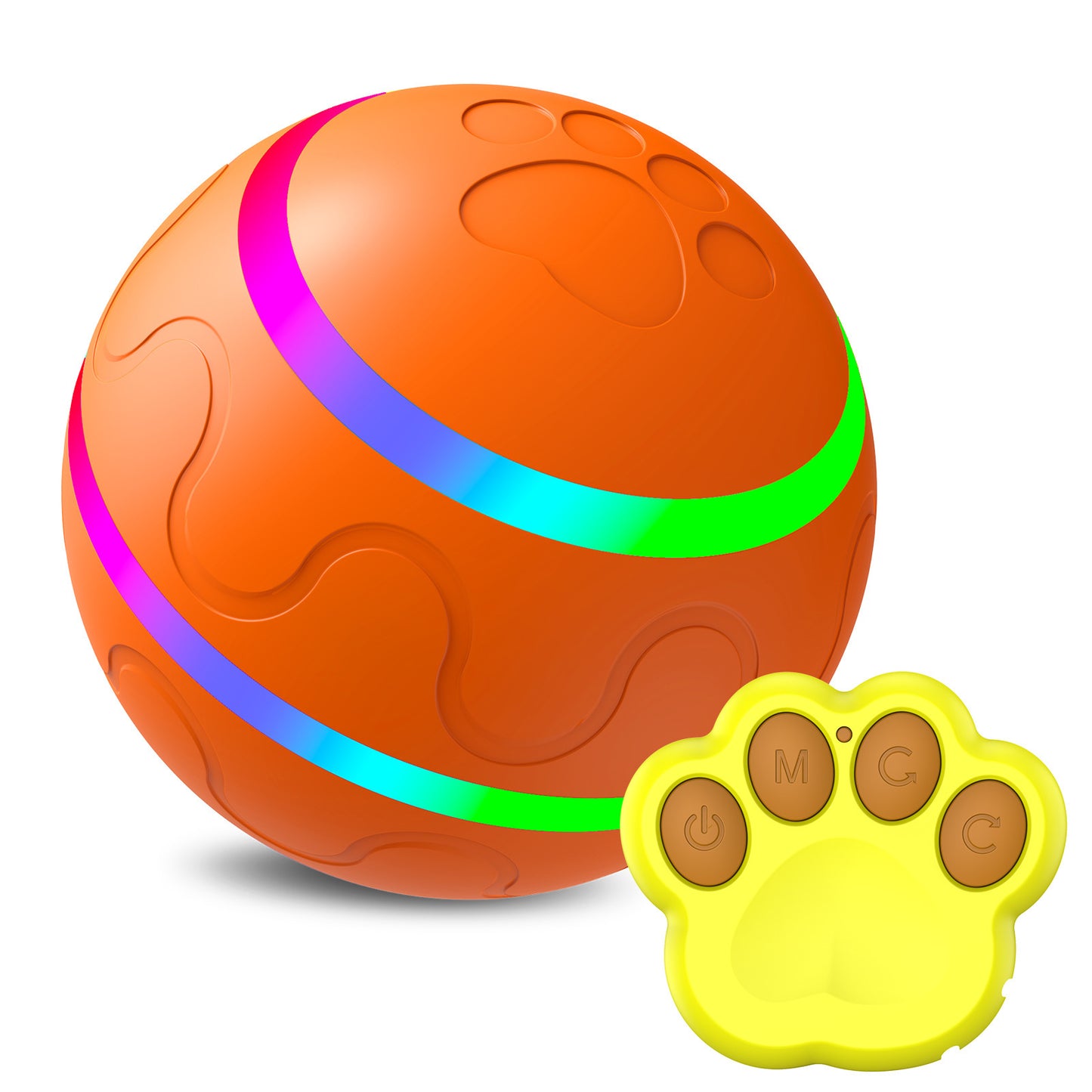 SmartyBall Cat and Dog Toy: USB Charging, Self-Rotating Intelligent Ball